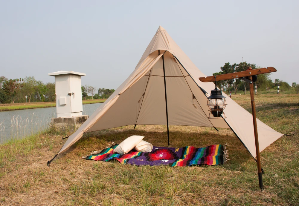 white teepee tent