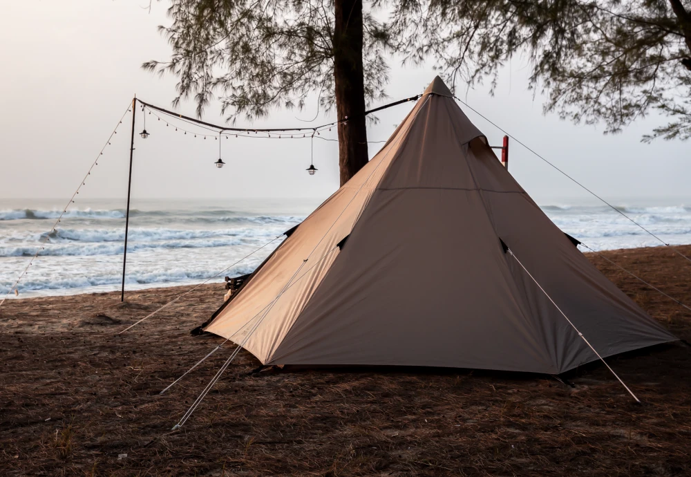 pyramid style tents